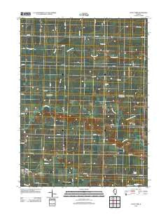 Little York Illinois Historical topographic map, 1:24000 scale, 7.5 X 7.5 Minute, Year 2012