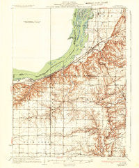 Lomax Illinois Historical topographic map, 1:62500 scale, 15 X 15 Minute, Year 1937
