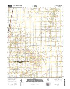 Macon East Illinois Current topographic map, 1:24000 scale, 7.5 X 7.5 Minute, Year 2015