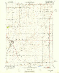 Manhattan Illinois Historical topographic map, 1:24000 scale, 7.5 X 7.5 Minute, Year 1953