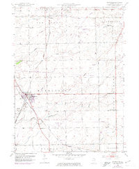Manhattan Illinois Historical topographic map, 1:24000 scale, 7.5 X 7.5 Minute, Year 1953