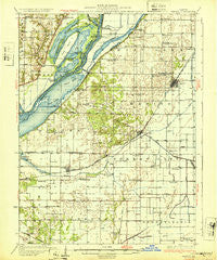 Manito Illinois Historical topographic map, 1:62500 scale, 15 X 15 Minute, Year 1932