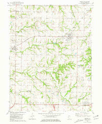 Mendon Illinois Historical topographic map, 1:24000 scale, 7.5 X 7.5 Minute, Year 1981