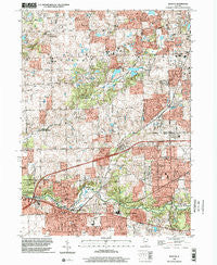 Mokena Illinois Historical topographic map, 1:24000 scale, 7.5 X 7.5 Minute, Year 1998