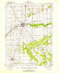 Momence Illinois Historical topographic map, 1:62500 scale, 15 X 15 Minute, Year 1922