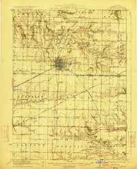 Monmouth Illinois Historical topographic map, 1:62500 scale, 15 X 15 Minute, Year 1923