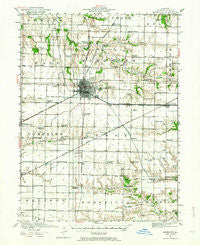 Monmouth Illinois Historical topographic map, 1:62500 scale, 15 X 15 Minute, Year 1921
