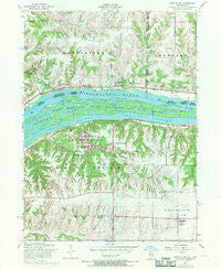 Montpelier Iowa Historical topographic map, 1:24000 scale, 7.5 X 7.5 Minute, Year 1953