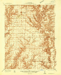 New Douglas Illinois Historical topographic map, 1:48000 scale, 15 X 15 Minute, Year 1937