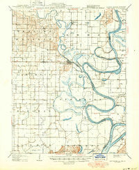 New Haven Illinois Historical topographic map, 1:62500 scale, 15 X 15 Minute, Year 1906