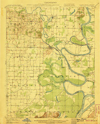 New Haven Illinois Historical topographic map, 1:62500 scale, 15 X 15 Minute, Year 1906