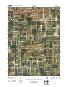 New Berlin Illinois Historical topographic map, 1:24000 scale, 7.5 X 7.5 Minute, Year 2012