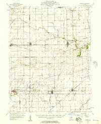 Newman Illinois Historical topographic map, 1:62500 scale, 15 X 15 Minute, Year 1956