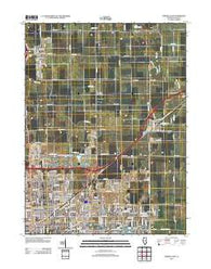 Normal East Illinois Historical topographic map, 1:24000 scale, 7.5 X 7.5 Minute, Year 2012