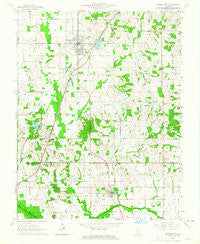 Norris City Illinois Historical topographic map, 1:24000 scale, 7.5 X 7.5 Minute, Year 1963