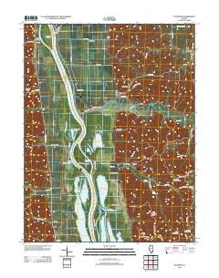 Nutwood Illinois Historical topographic map, 1:24000 scale, 7.5 X 7.5 Minute, Year 2012