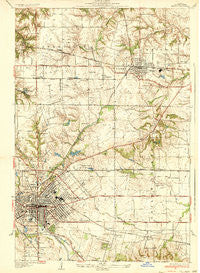 O'Fallon Illinois Historical topographic map, 1:24000 scale, 7.5 X 7.5 Minute, Year 1937