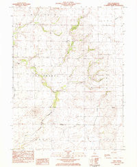 Obed Illinois Historical topographic map, 1:24000 scale, 7.5 X 7.5 Minute, Year 1983