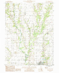 Oblong North Illinois Historical topographic map, 1:24000 scale, 7.5 X 7.5 Minute, Year 1985