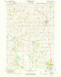Orangeville Illinois Historical topographic map, 1:24000 scale, 7.5 X 7.5 Minute, Year 1971