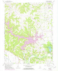 Oraville Illinois Historical topographic map, 1:24000 scale, 7.5 X 7.5 Minute, Year 1968