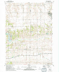 Orion Illinois Historical topographic map, 1:24000 scale, 7.5 X 7.5 Minute, Year 1991