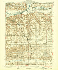 Orion Illinois Historical topographic map, 1:62500 scale, 15 X 15 Minute, Year 1937