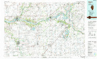 Ottawa Illinois Historical topographic map, 1:100000 scale, 30 X 60 Minute, Year 1991