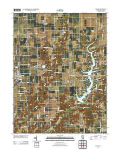 Palmyra Illinois Historical topographic map, 1:24000 scale, 7.5 X 7.5 Minute, Year 2012