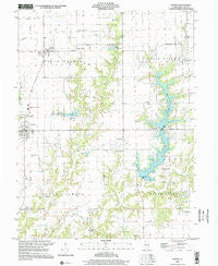 Palmyra Illinois Historical topographic map, 1:24000 scale, 7.5 X 7.5 Minute, Year 1998