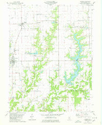 Palmyra Illinois Historical topographic map, 1:24000 scale, 7.5 X 7.5 Minute, Year 1979
