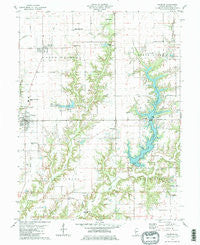 Palmyra Illinois Historical topographic map, 1:24000 scale, 7.5 X 7.5 Minute, Year 1979