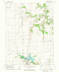 Paris North Illinois Historical topographic map, 1:24000 scale, 7.5 X 7.5 Minute, Year 1966