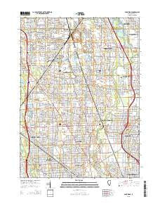 Park Ridge Illinois Current topographic map, 1:24000 scale, 7.5 X 7.5 Minute, Year 2015