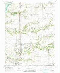 Patoka Illinois Historical topographic map, 1:24000 scale, 7.5 X 7.5 Minute, Year 1974