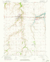 Pawnee Illinois Historical topographic map, 1:24000 scale, 7.5 X 7.5 Minute, Year 1964