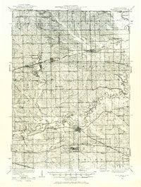 Pecatonica Illinois Historical topographic map, 1:62500 scale, 15 X 15 Minute, Year 1932