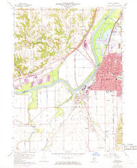 Pekin Illinois Historical topographic map, 1:24000 scale, 7.5 X 7.5 Minute, Year 1960