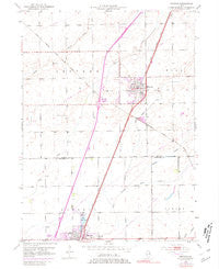 Peotone Illinois Historical topographic map, 1:24000 scale, 7.5 X 7.5 Minute, Year 1953