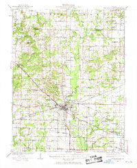 Pinckneyville Illinois Historical topographic map, 1:62500 scale, 15 X 15 Minute, Year 1924