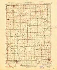Piper City Illinois Historical topographic map, 1:62500 scale, 15 X 15 Minute, Year 1947