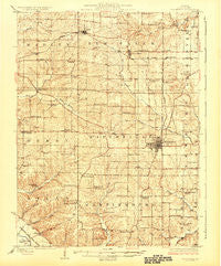 Pittsfield Illinois Historical topographic map, 1:62500 scale, 15 X 15 Minute, Year 1926