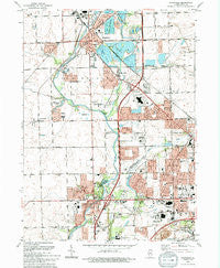 Plainfield Illinois Historical topographic map, 1:24000 scale, 7.5 X 7.5 Minute, Year 1993