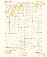 Plattville Illinois Historical topographic map, 1:24000 scale, 7.5 X 7.5 Minute, Year 1953