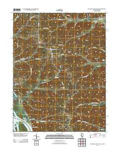 Pleasant Dale Valley Illinois Historical topographic map, 1:24000 scale, 7.5 X 7.5 Minute, Year 2012
