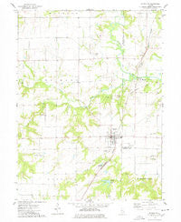 Plymouth Illinois Historical topographic map, 1:24000 scale, 7.5 X 7.5 Minute, Year 1974