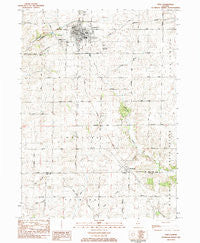 Polo Illinois Historical topographic map, 1:24000 scale, 7.5 X 7.5 Minute, Year 1983