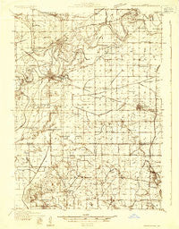 Prophetstown Illinois Historical topographic map, 1:48000 scale, 15 X 15 Minute, Year 1932