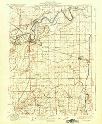Prophetstown Illinois Historical topographic map, 1:62500 scale, 15 X 15 Minute, Year 1936
