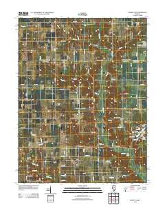 Ramsey Lake Illinois Historical topographic map, 1:24000 scale, 7.5 X 7.5 Minute, Year 2012